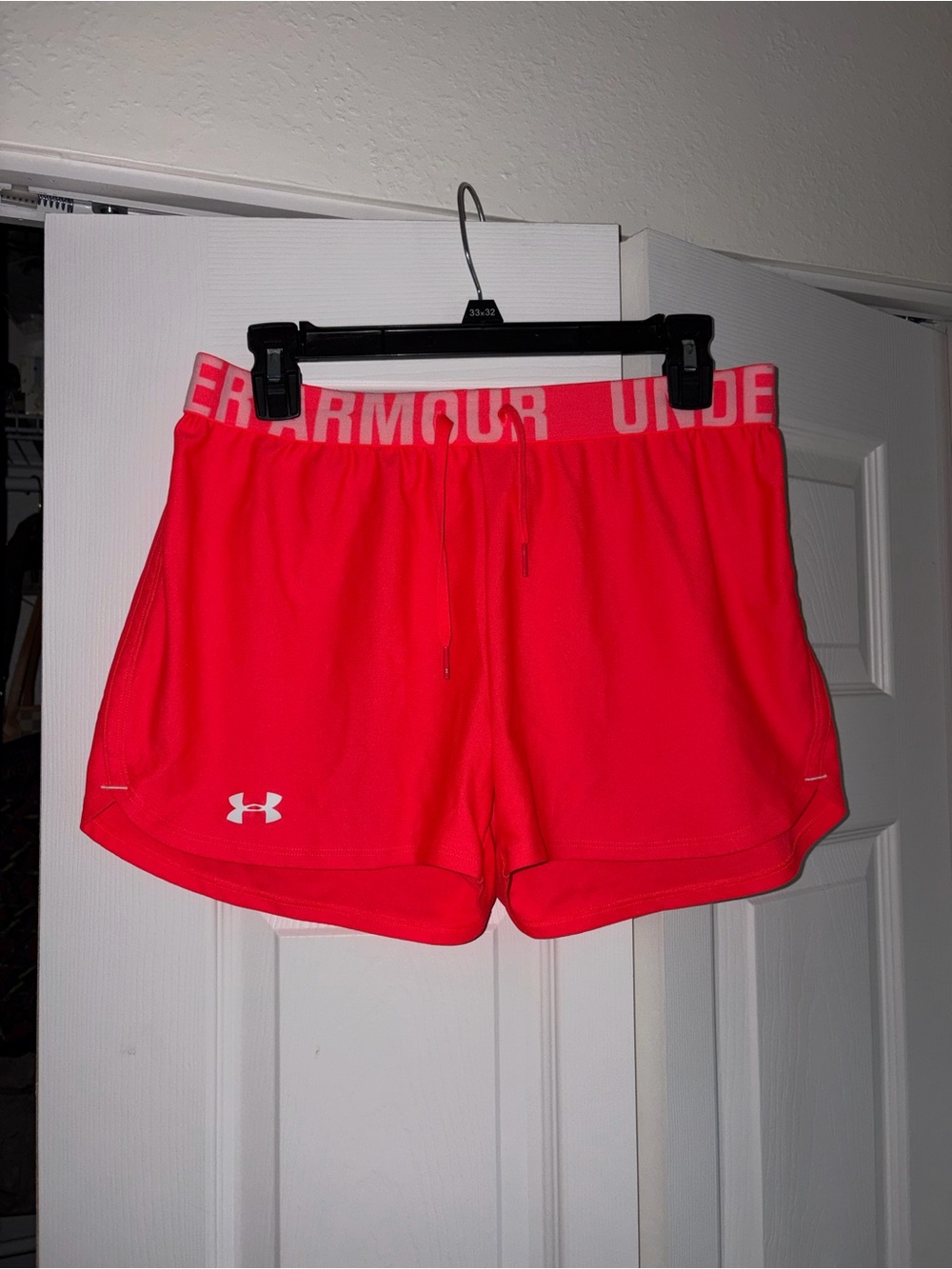 Under Armour Women's Neon Pink Athletic Shorts